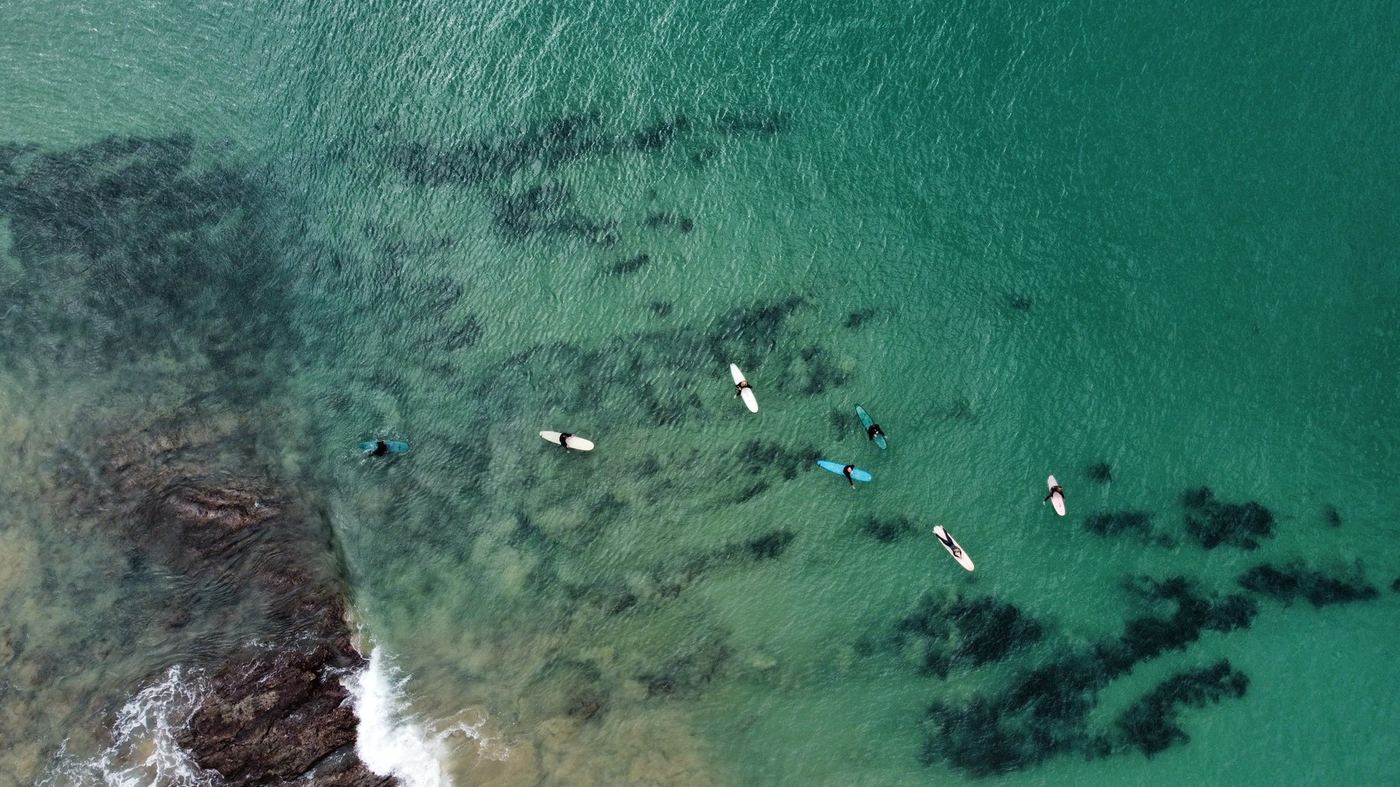El mar en Punta del Este